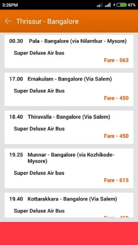 Aanavandi for Android - Navigate Kerala Buses Easily