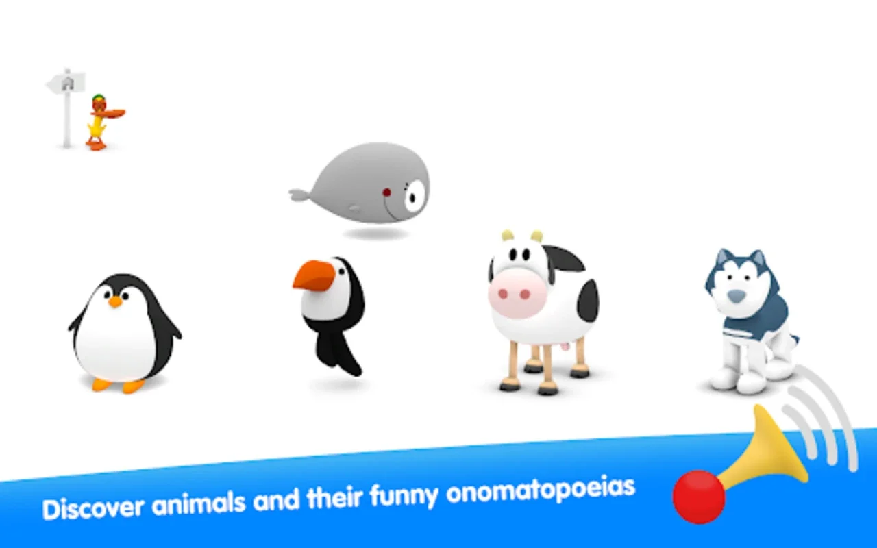 Pocoyo Sounds Of Animals for Android - Educational Fun for Kids