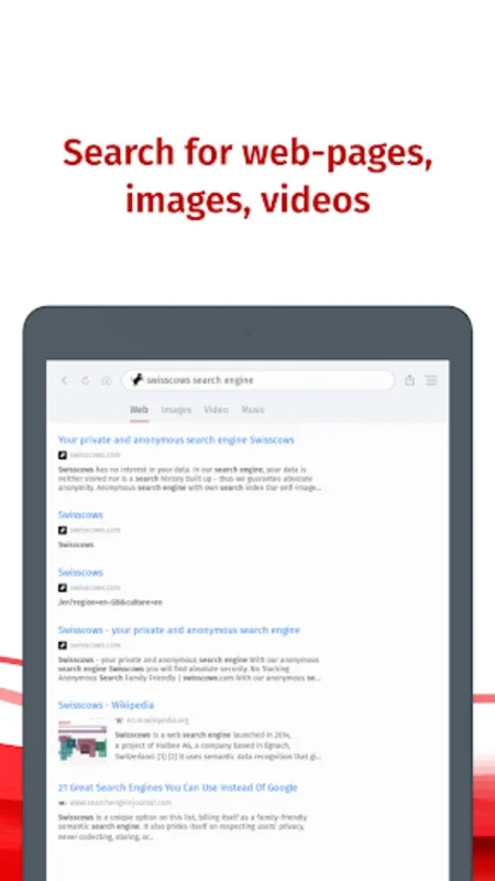 Swisscows for Android: A Privacy-Focused Search Engine