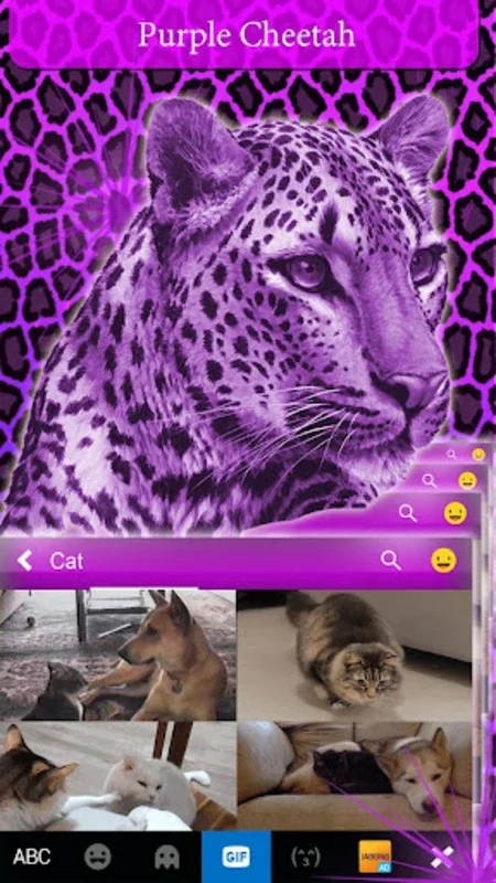 PurpleCheetah for Android - Stylish Keyboard with Custom Themes