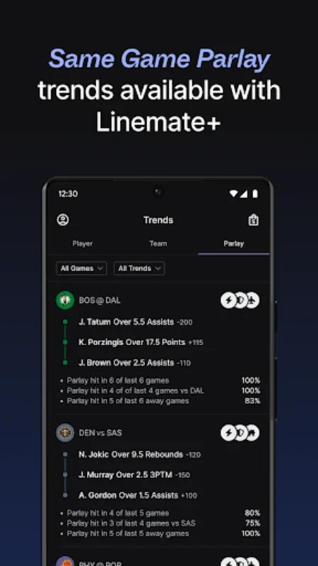 Linemate for Android: Simplifying Sports Betting Research