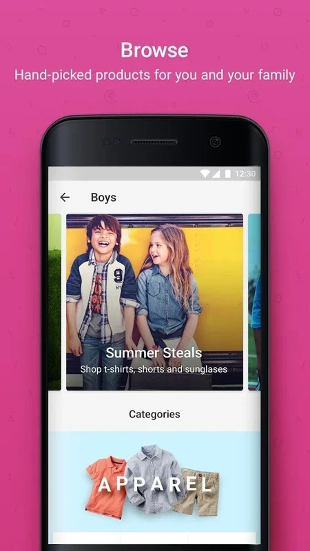 Hopscotch for Android - Kids' Fashion at Your Fingertips