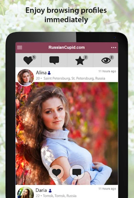 RussianCupid: Russian Dating for Android - Find European Matches