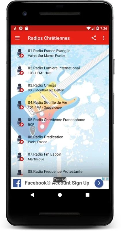 Radios Chrétiennes for Android - Spiritual Audio Hub