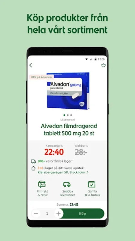 Apotek Hjärtat for Android - Manage Prescriptions Securely