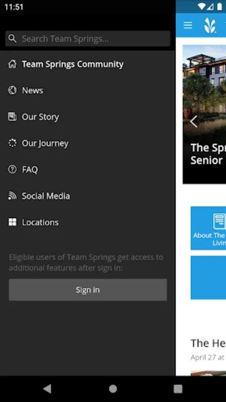 Team Springs for Android - Stay Connected with The Springs Living