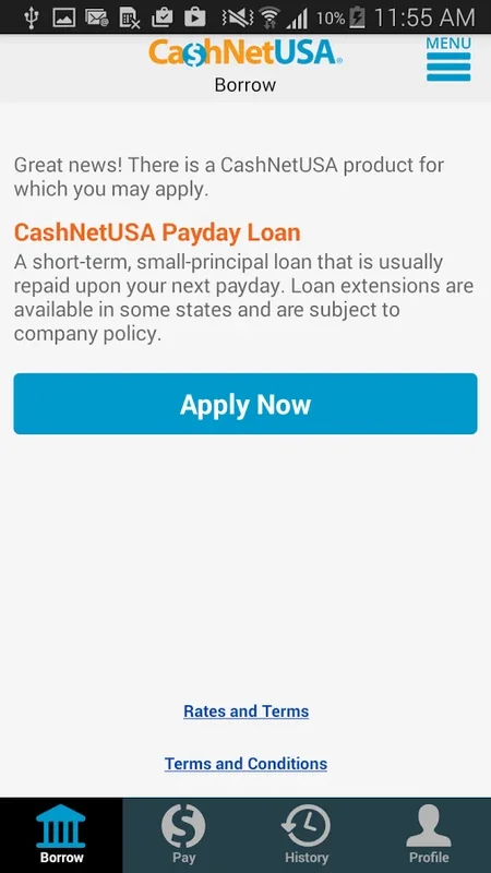 CashNet for Android - Streamline Your Credit & Payment Management