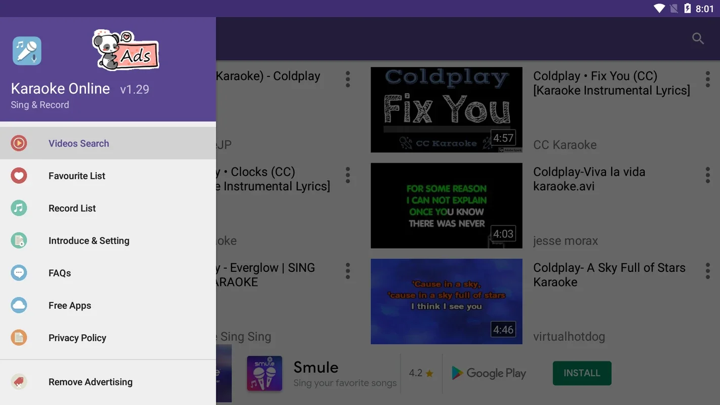 Karaoke Online for Android - Sing and Record with Ease