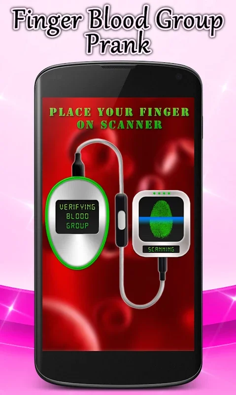 Finger Blood Group Prank for Android - Fun Prank App