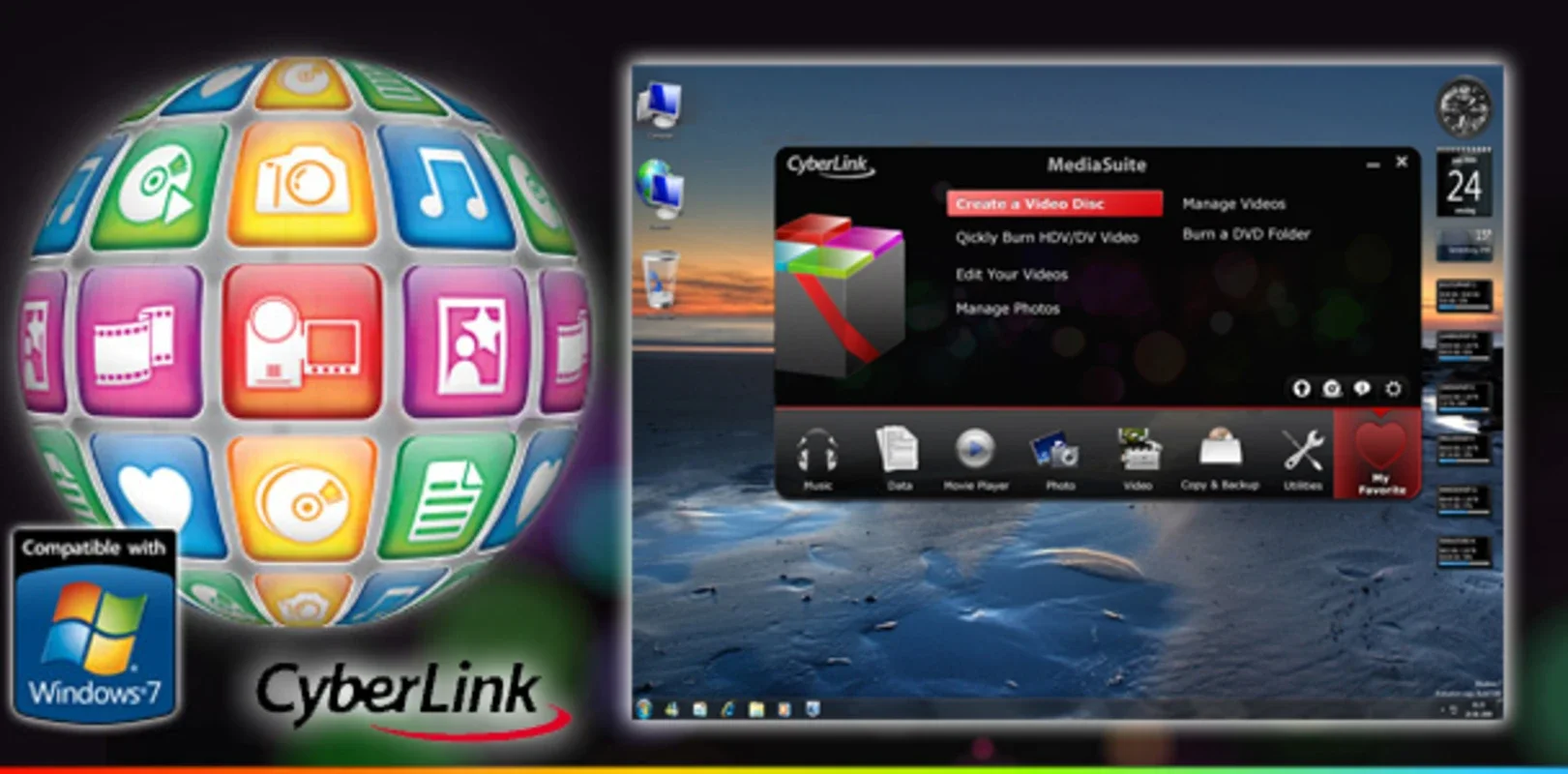 CyberLink Media Suite for Windows - Organize, Play, Edit, and Share