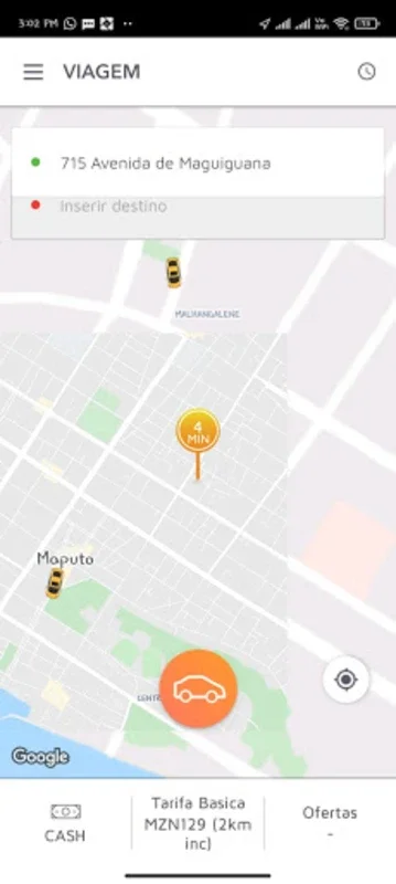 Viva Taxi for Android - Seamless Taxi Booking in Mozambique