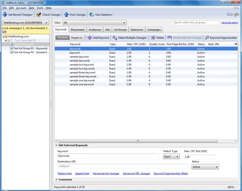 Adwords Editor for Windows - Manage Google AdWords Easily