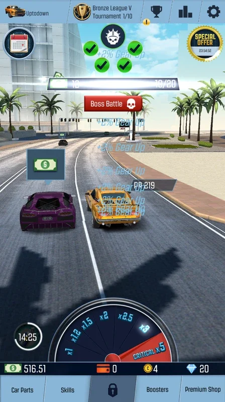 Nitro Racing GO for Android - Racing-Clicker Fusion