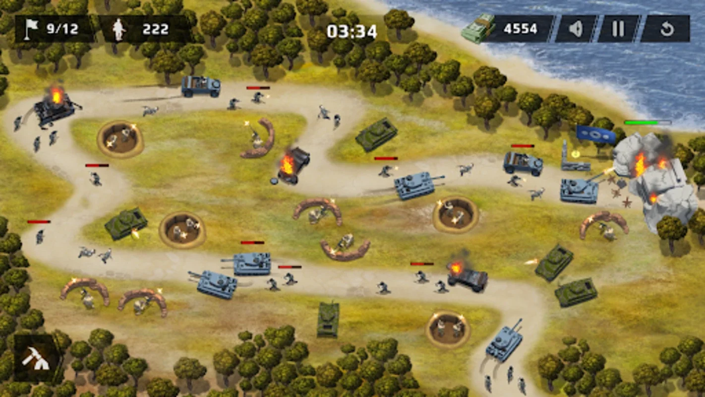 WWII Defense: RTS Army TD Game for Android - Strategic Warfare