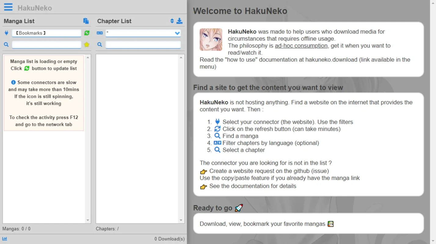 HakuNeko: Download Manga and Anime on Windows