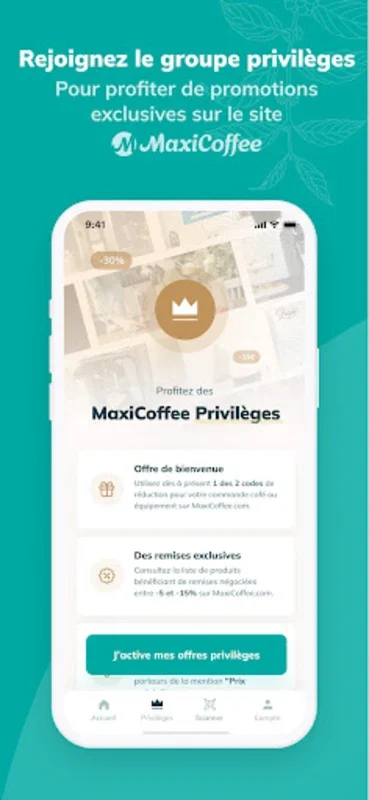 MaxiCoffee for Android - Order Coffee Seamlessly