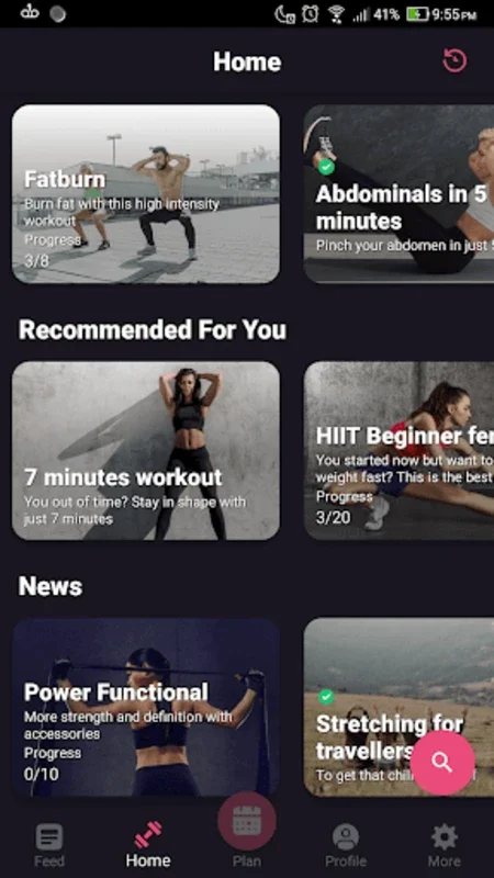 Workout - Daily exercise routi for Android: Personalized Fitness