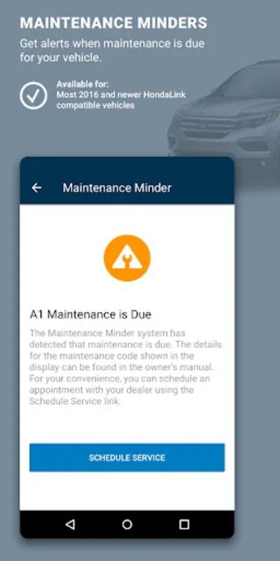 HondaLink for Android: Enhanced Vehicle Management