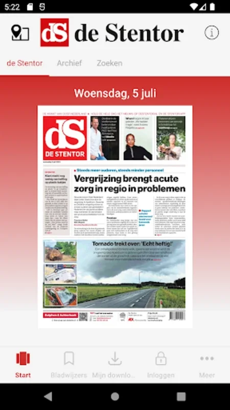 De Stentor - Digitale krant for Android: Comprehensive News