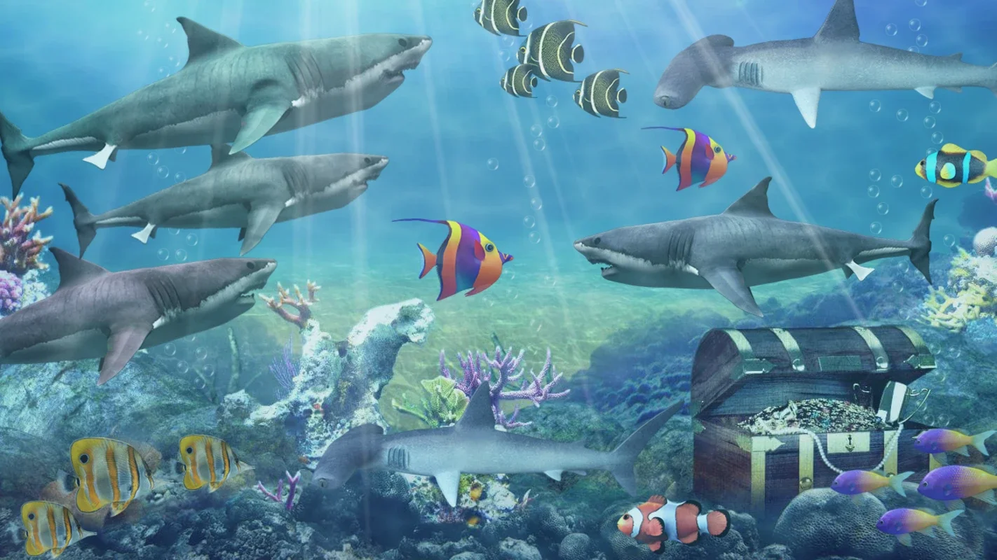 Shark Aquarium for Android - Stunning Underwater Live Wallpaper