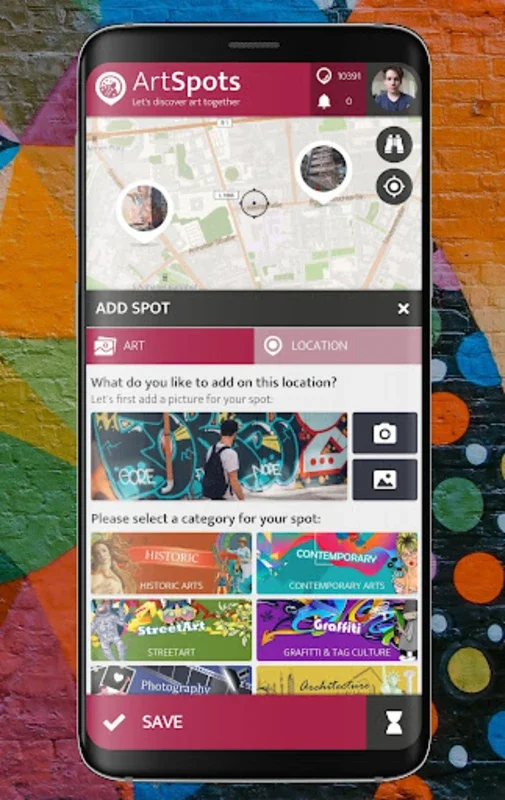 ArtSpots - Explore & Share Art on Android