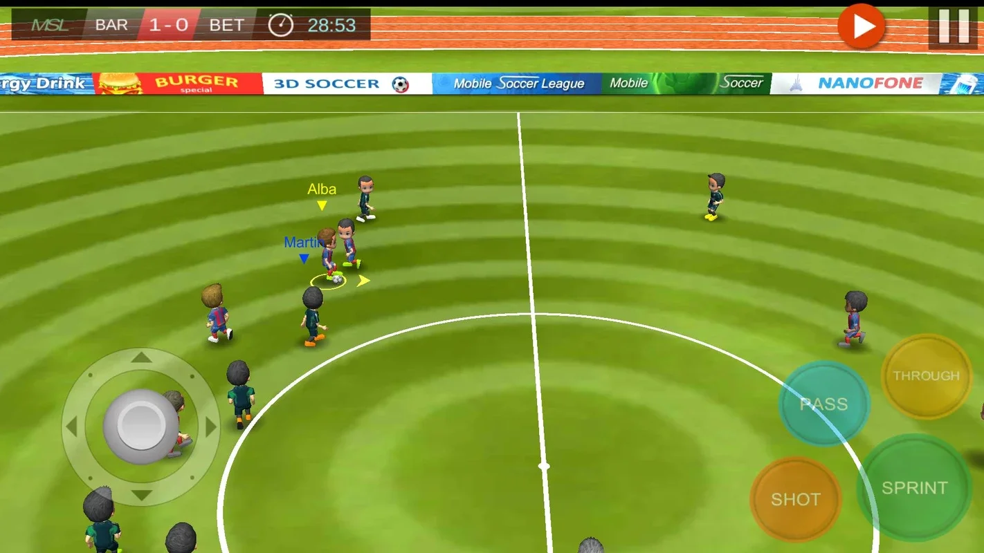 Mobile Soccer League for Android - Enjoy Realistic Soccer Action