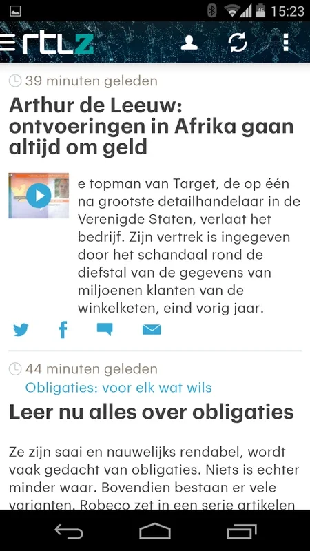 RTL Nieuws for Android - Comprehensive Dutch News