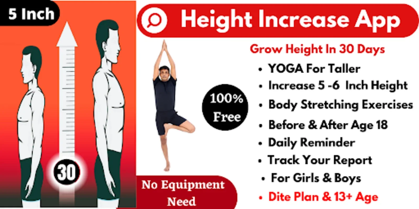 Height Increase for Android - Achieve Natural Height Growth