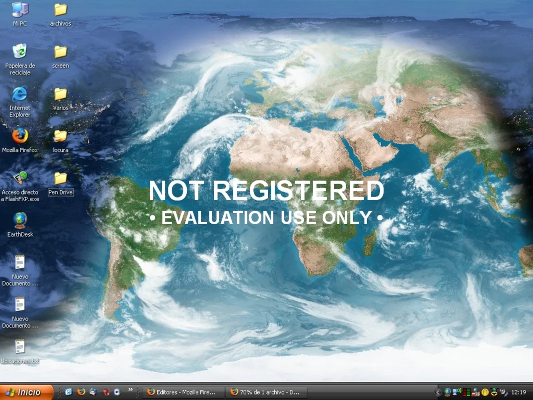 EarthDesk for Windows: Dynamic World Map on Your Desktop