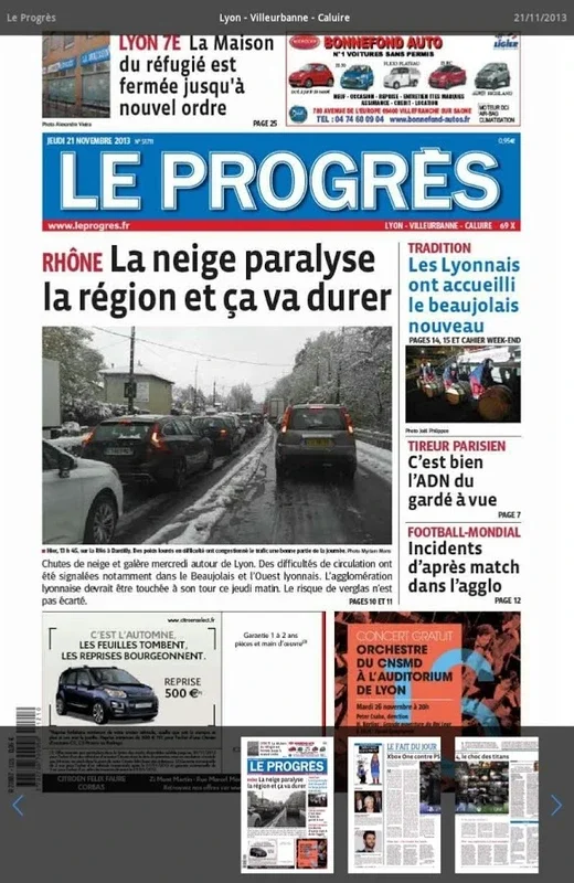 Le Progrès for Android: Diverse News at Your Fingertips