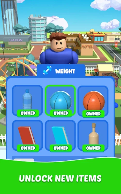 Giant Lift Heroes Idle Workout for Android - Engaging Fitness Game