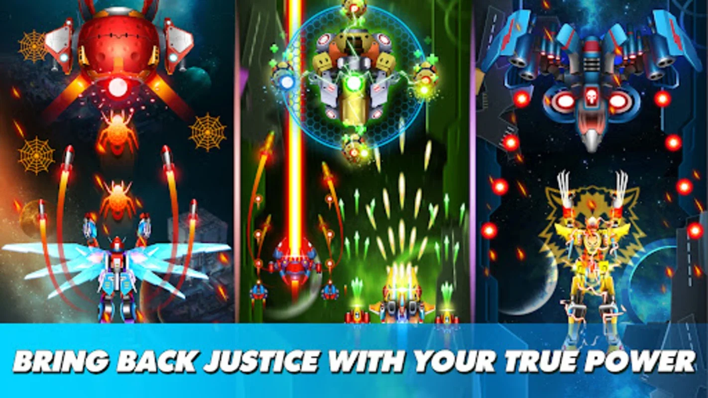 Thunder Fighter Superhero for Android - Unrivaled Space Combat