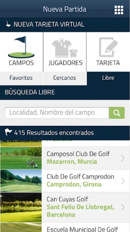 RFEGOLF for Android - Enhance Your Spanish Golfing