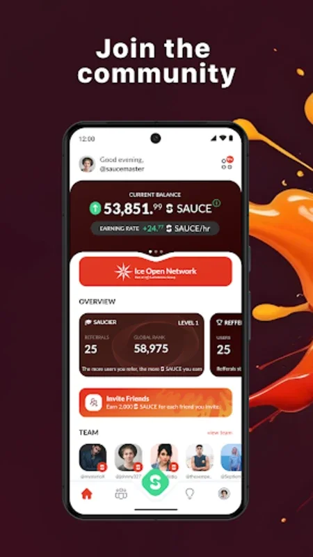 Sauces for Android - Earn SAUCE Tokens Easily