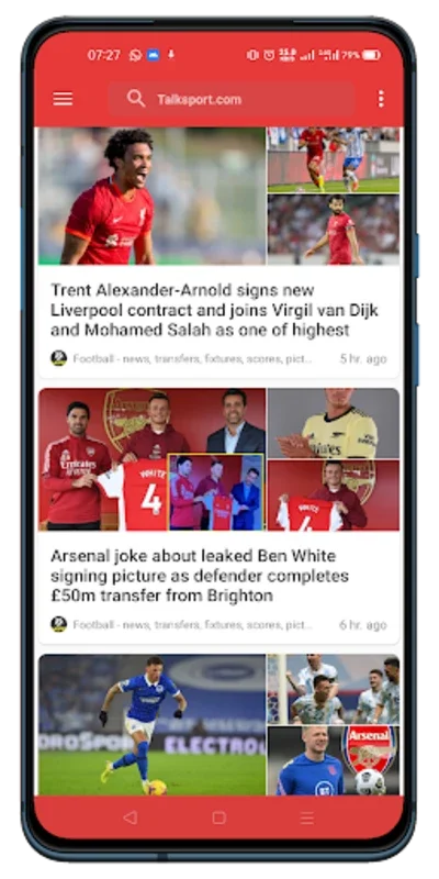 FOOTBALL NEWS: SPORT MAGAZINE for Android - All-in-One Football App