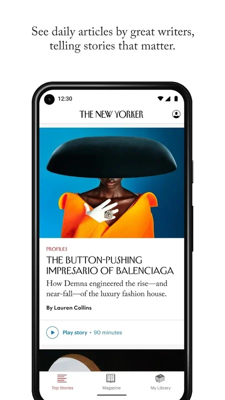 The New Yorker for Android - Unrivaled Journalism