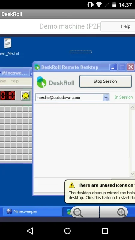 DeskRoll Remote Desktop for Android - No Downloading Required