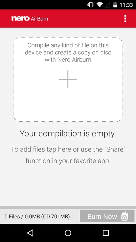 Nero AirBurn for Android - Wireless File Burning