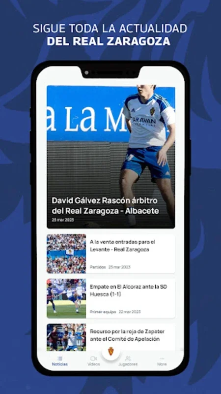 Real Zaragoza - Official App for Android: Immersive Fan Experience