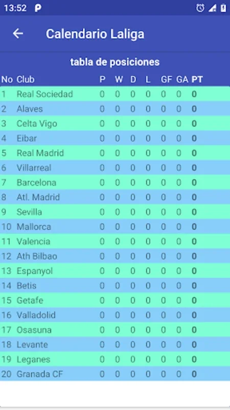 Calendar for La liga for Android: Your La Liga Information Hub