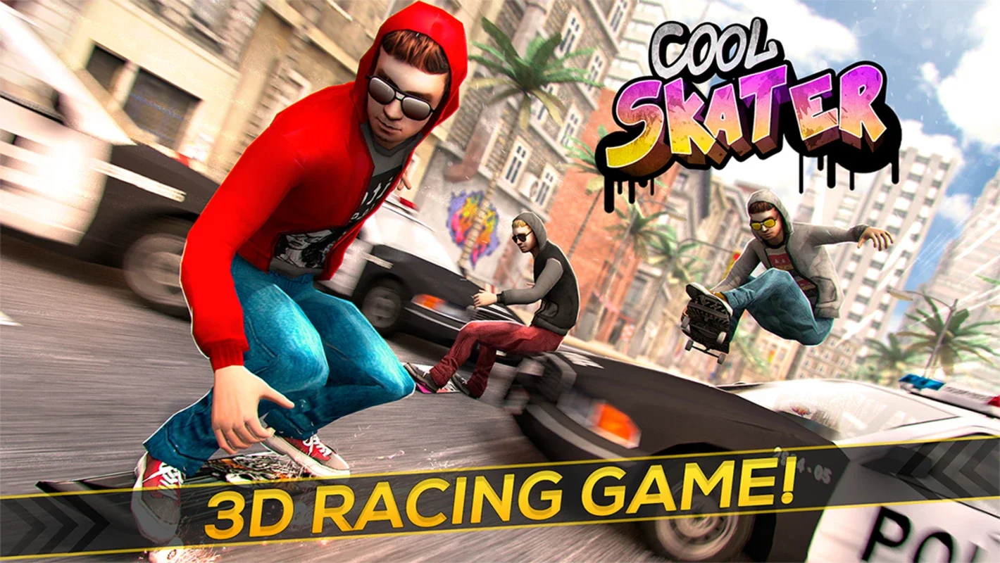 Cool Skater Miami Street Cops for Android - Thrilling Gameplay