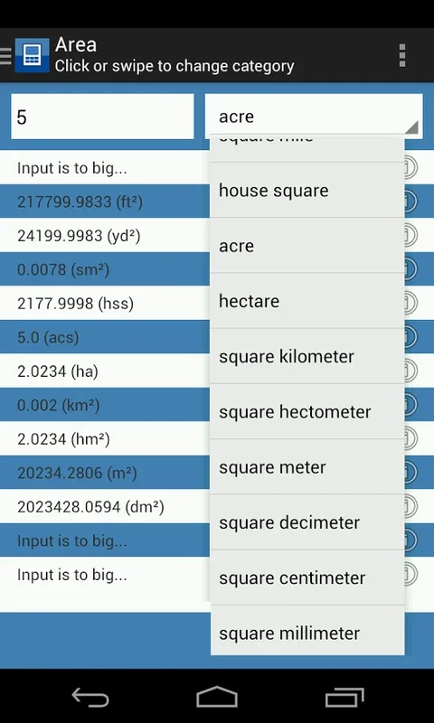 Conversion Calculator for Android: Efficient Conversion Tool