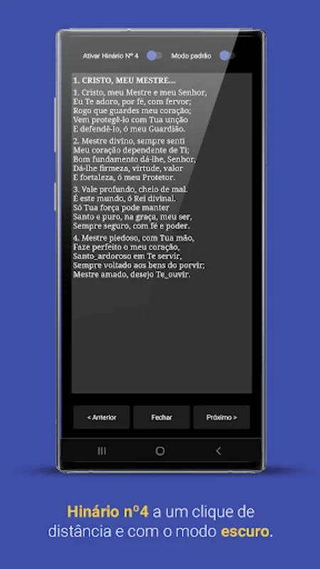 Hinário CCB Virtual PRO Nº5 for Android - Rich Hymnal Experience