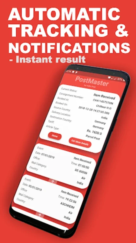 Speed Post Tracking: PostMaste for Android - Seamless Tracking Experience