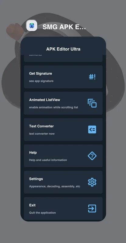 SMG APK Editor Pro for Android: Customize APKs Easily