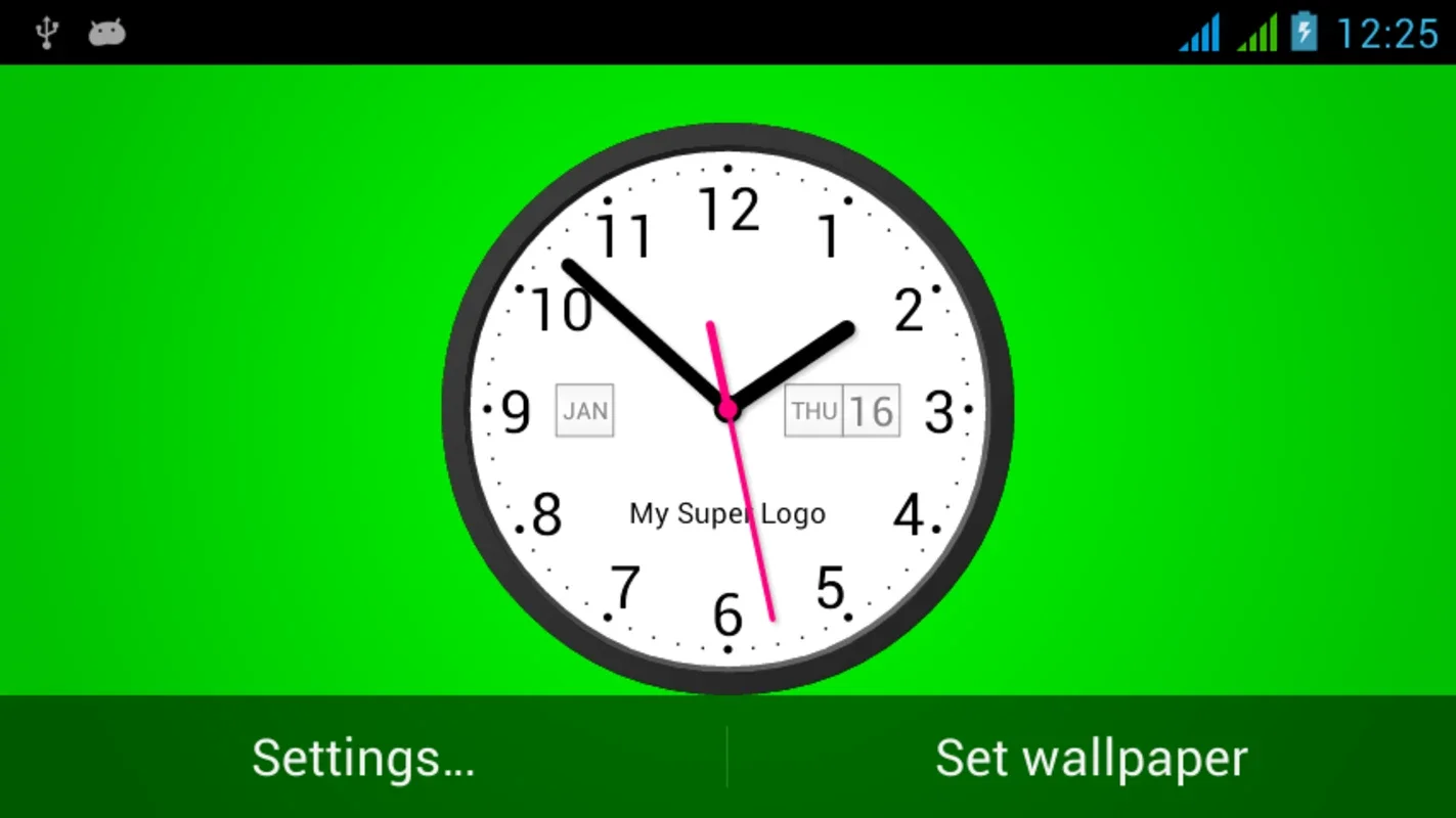 Light Analog Clock LW - 7 for Android - Classic Design with Modern Utility