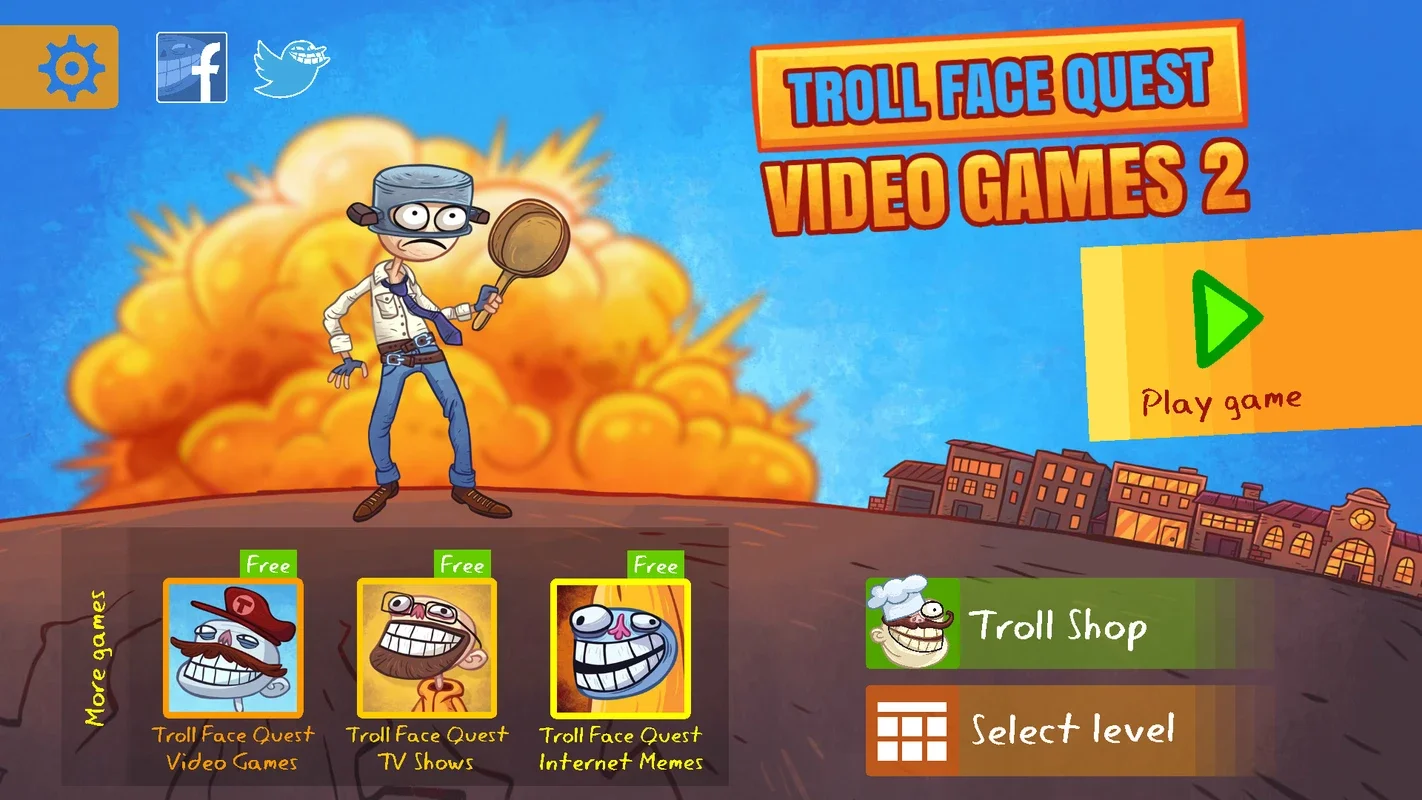 Troll Face Quest Video Games 2 for Android - No Downloading Needed