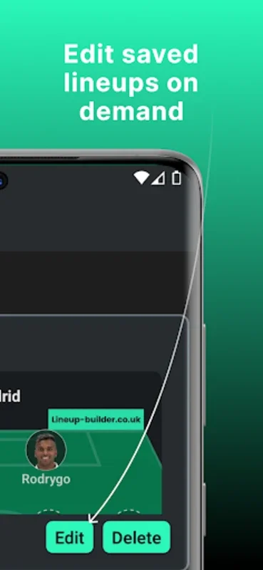 Lineup Builder for Android: Customize Football Formations
