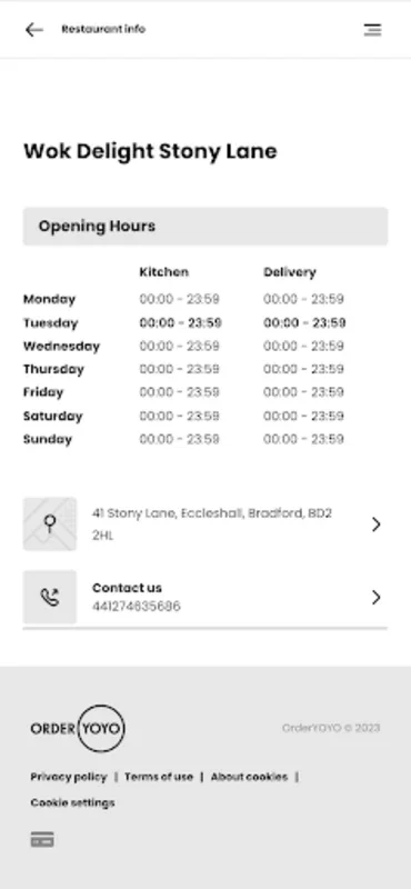 Wok Delight Stony Lane for Android - Order Local Meals Easily