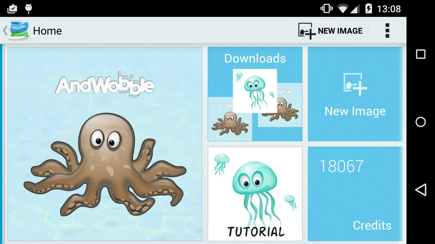 AndWobble for Android - Enhance Your Screen